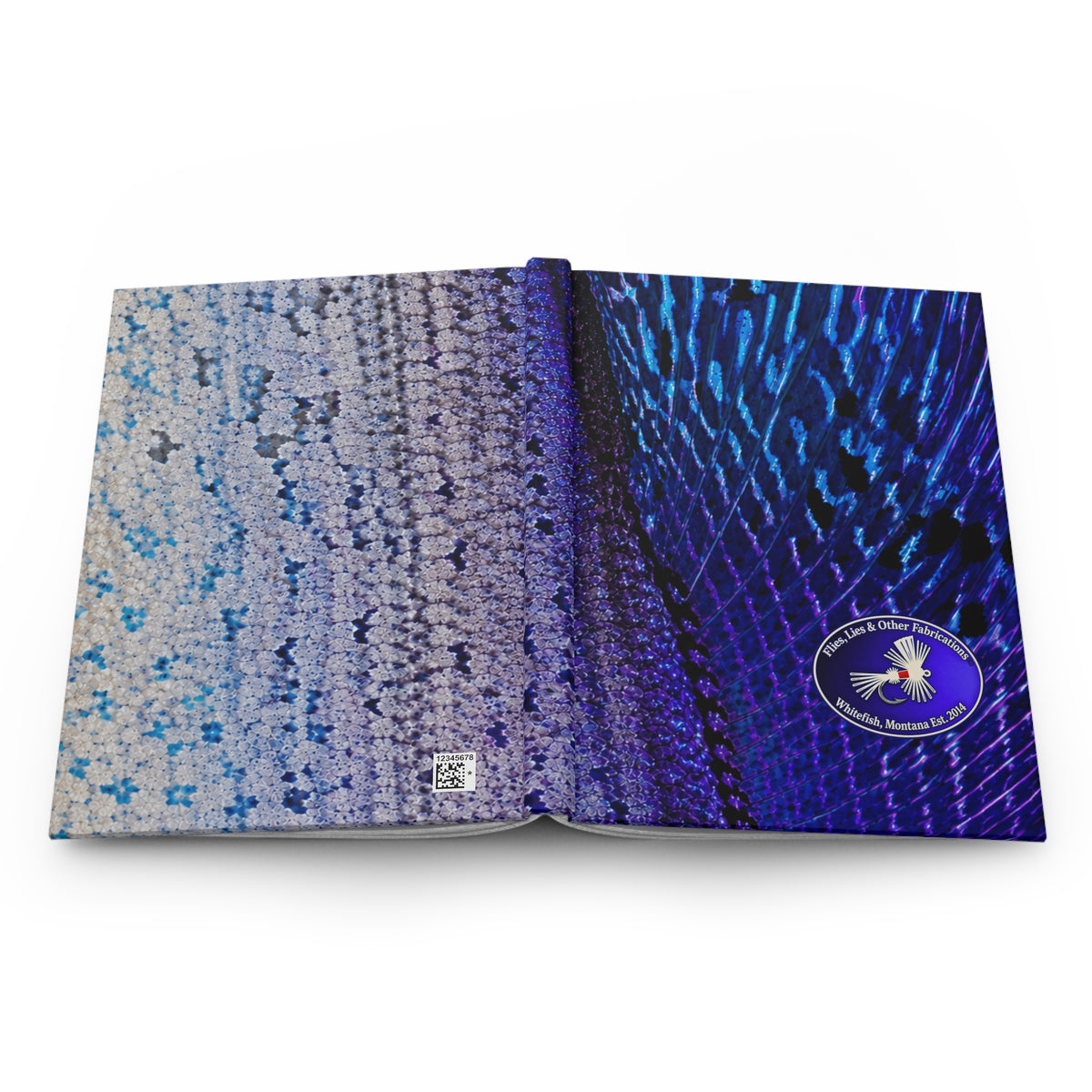 Personalized Arctic Grayling Fly Fishing Journal | Custom Hardcover Fishing Log Book | Grayling Angler Gift | Montana Fishing Diary