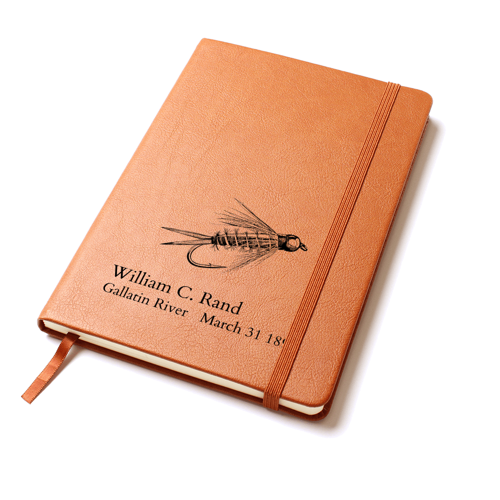 “The Prince” Personalized Fly Fishing Journal – 49° North of Noise™ Angler Log Book