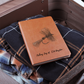 Engraved Trail Journal — Personalized Vegan Leather Adventure Log