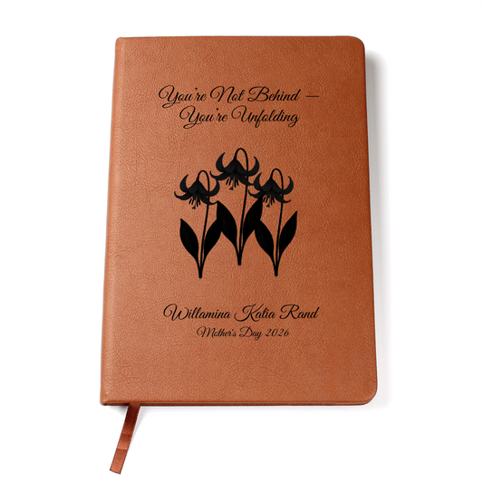 Mother's Day Journal with Glacier Lilies Cover