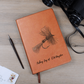 Engraved Trail Journal — Personalized Vegan Leather Adventure Log