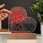 Yours  For Keeps Heart Plaque