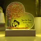 Yours  For Keeps Heart Plaque