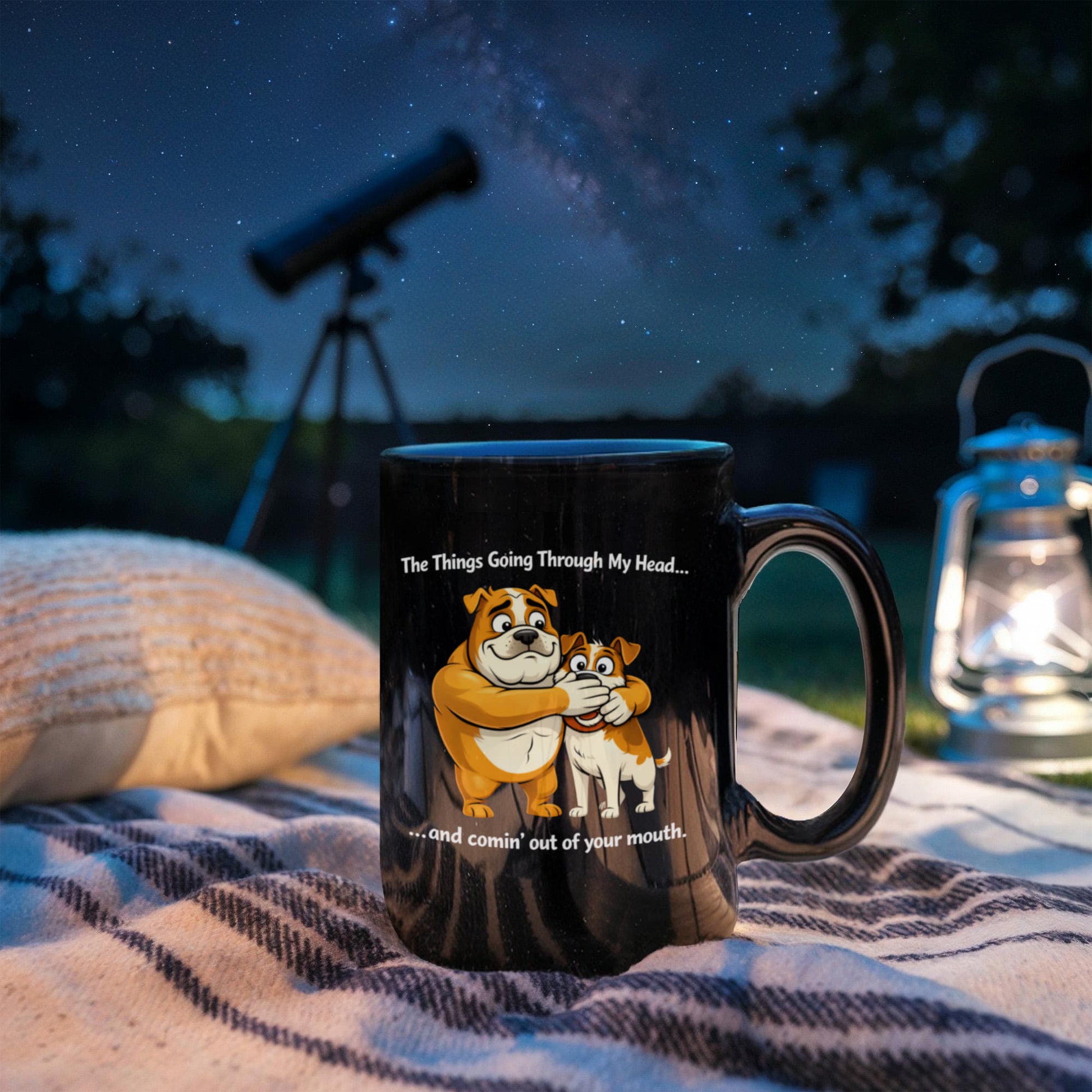 Dishwasher safe novelty coffee mug