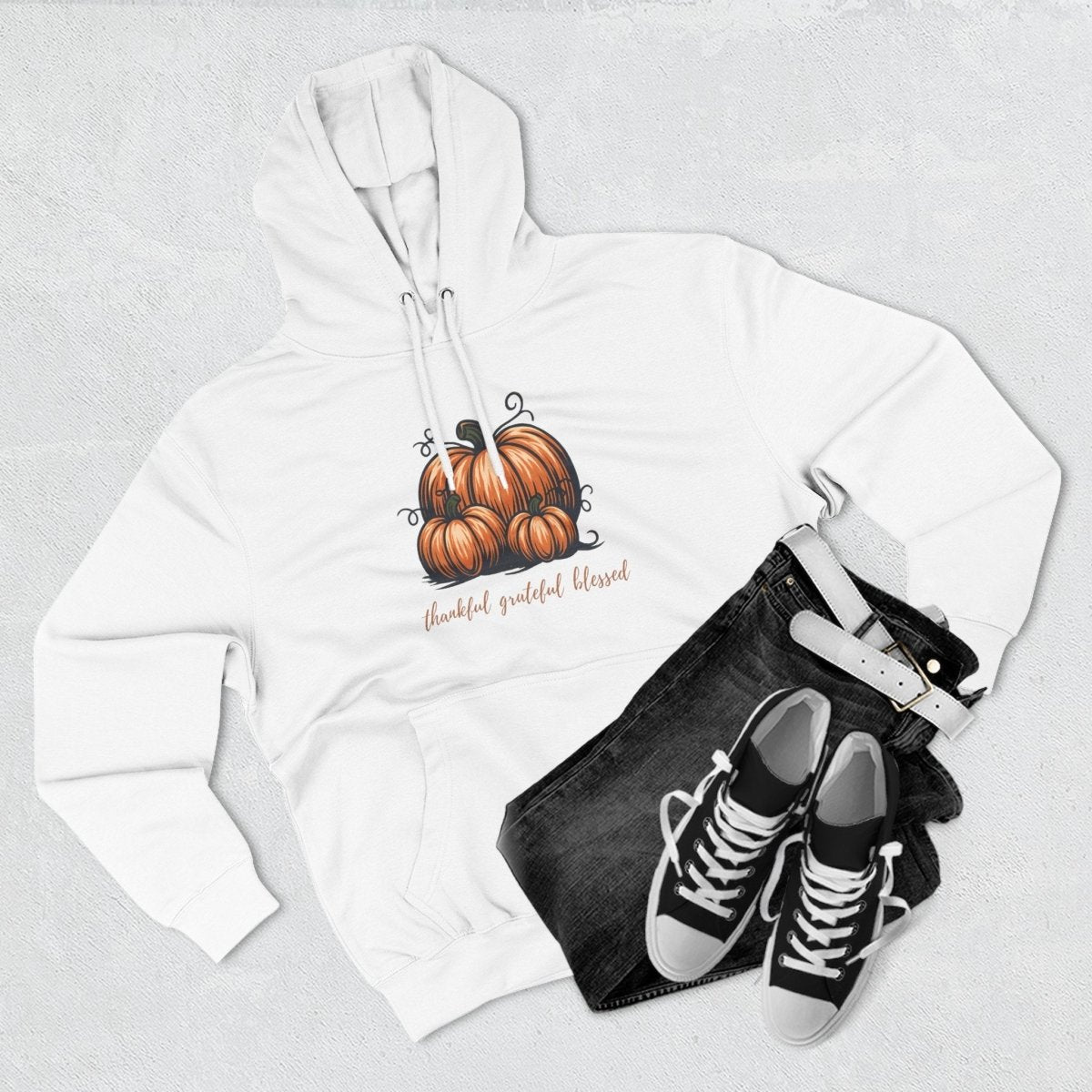 Cozy Autumn Pumpkin Hoodie - Lazy Rockin H Ecom