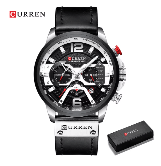 CURREN Military Chronograph Wristwatch - Lazy Rockin H Ecom