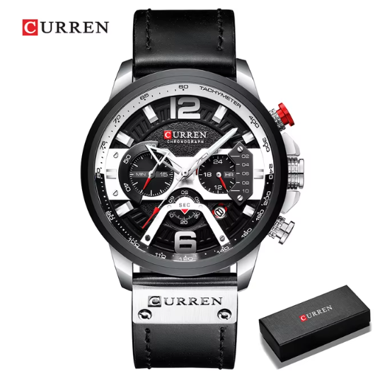 CURREN Military Chronograph Wristwatch
