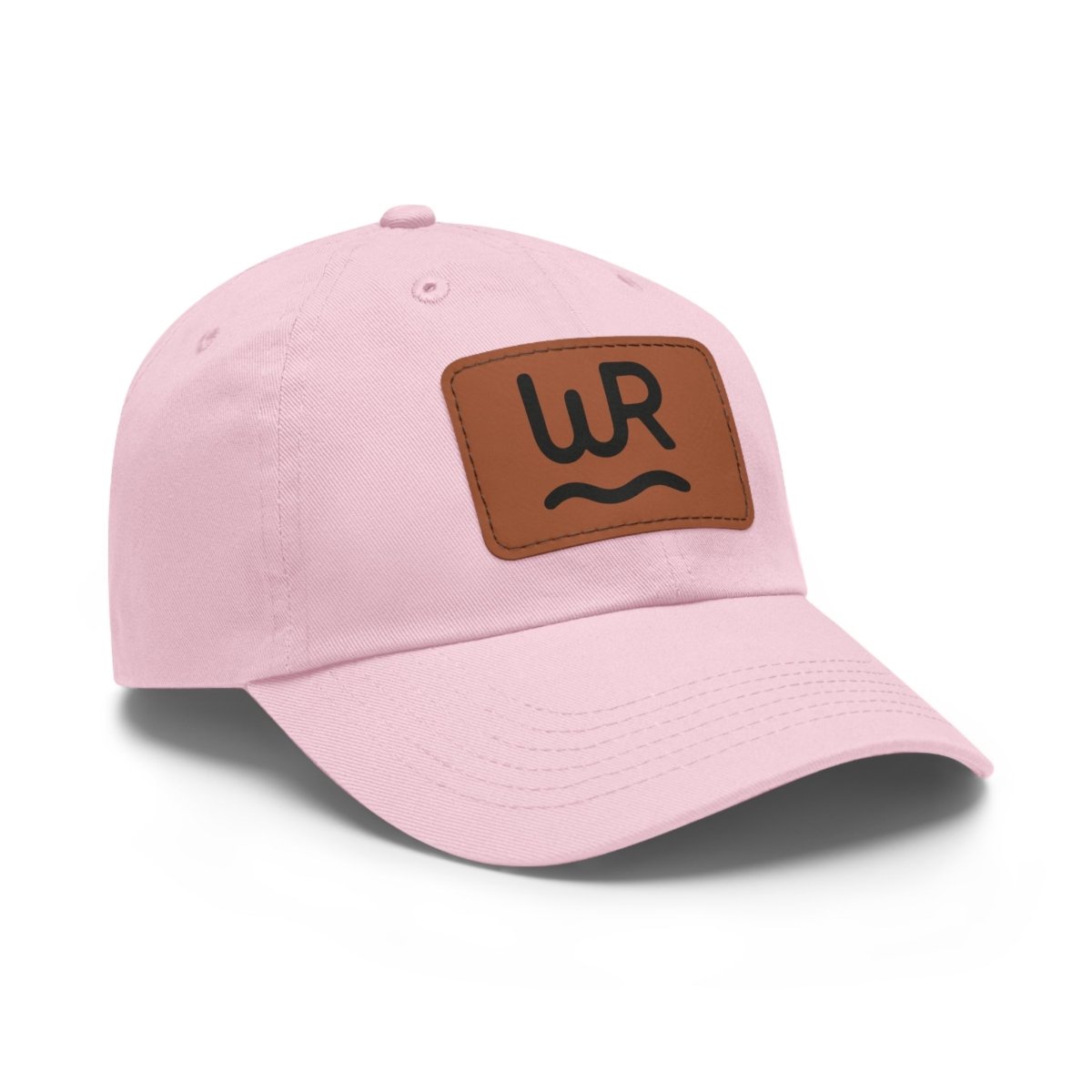Dad Hat with Leather Patch (Rectangle) - Lazy Rockin H Ecom