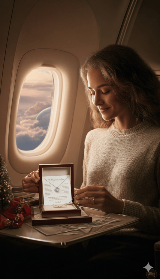 Daughter’s First Christmas Traveling – Empty Nest Christmas Love Knot from Dad (Free Shipping) - Lazy Rockin H Ecom