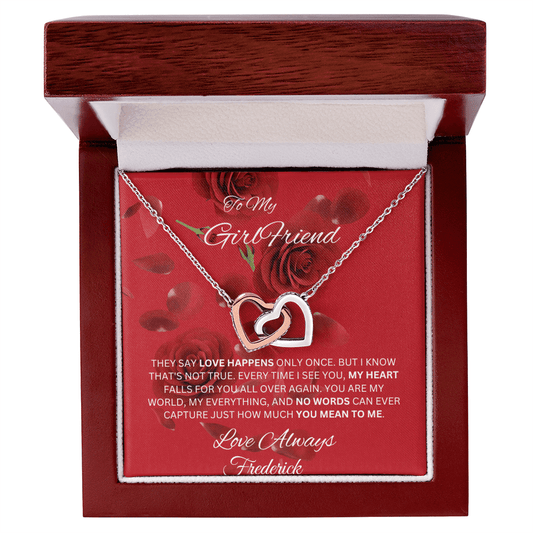 Endless Love Interlocking Hearts Necklace - Lazy Rockin H Ecom