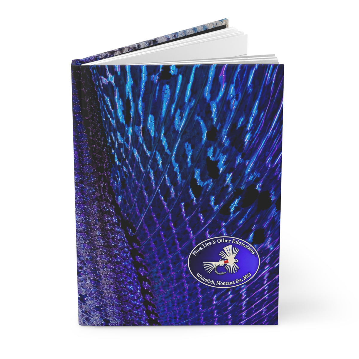 Personalized Arctic Grayling Fly Fishing Journal | Custom Hardcover Fishing Log Book | Grayling Angler Gift | Montana Fishing Diary