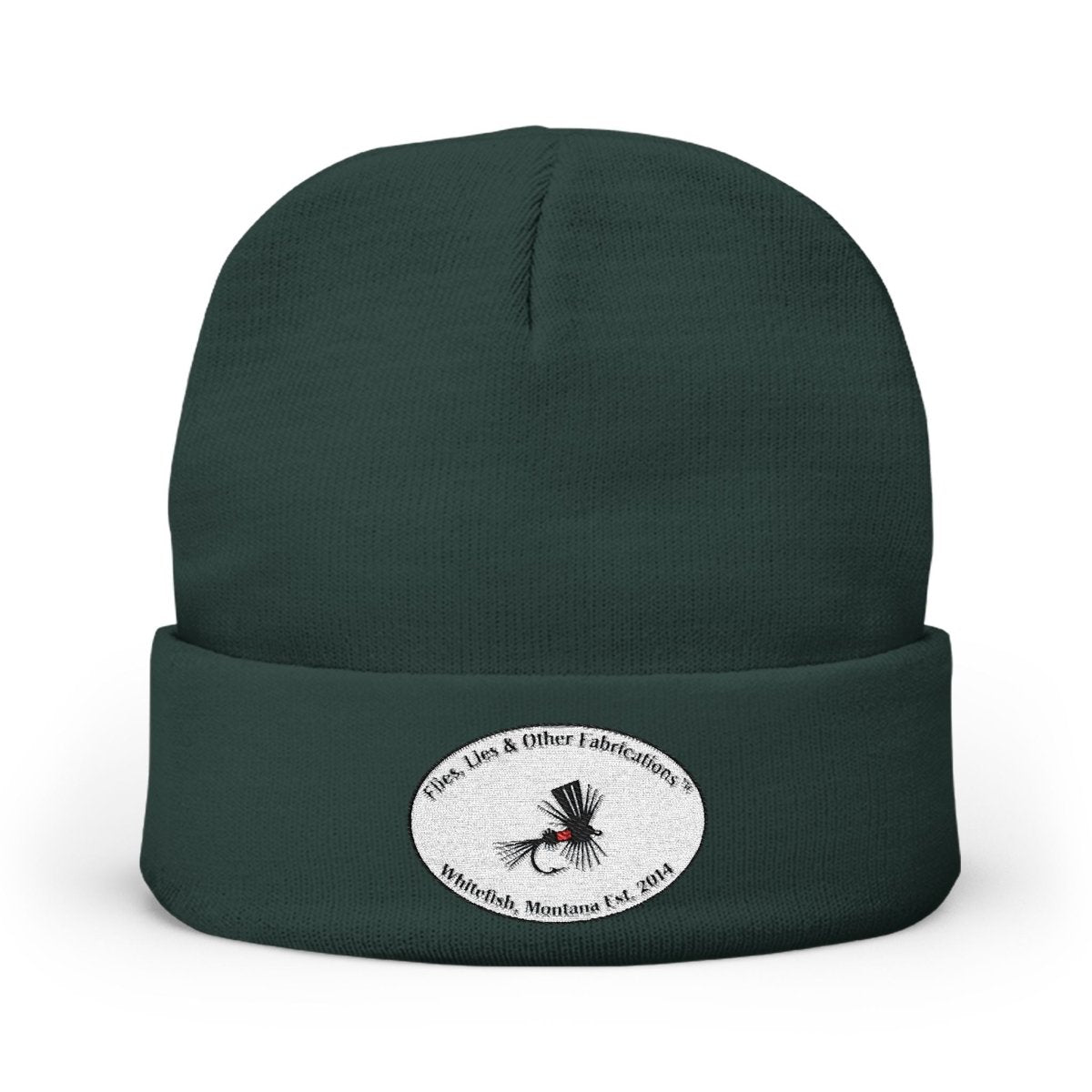 Flies, Lies and Other Fabrications Embroidered Beanie - Lazy Rockin H Ecom
