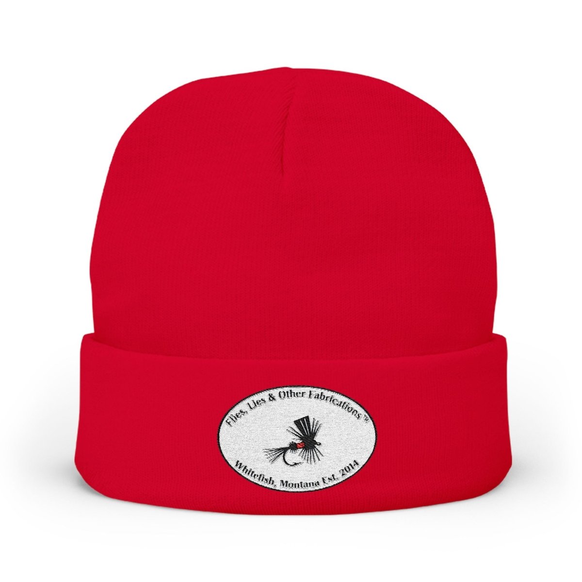 Flies, Lies and Other Fabrications Embroidered Beanie - Lazy Rockin H Ecom