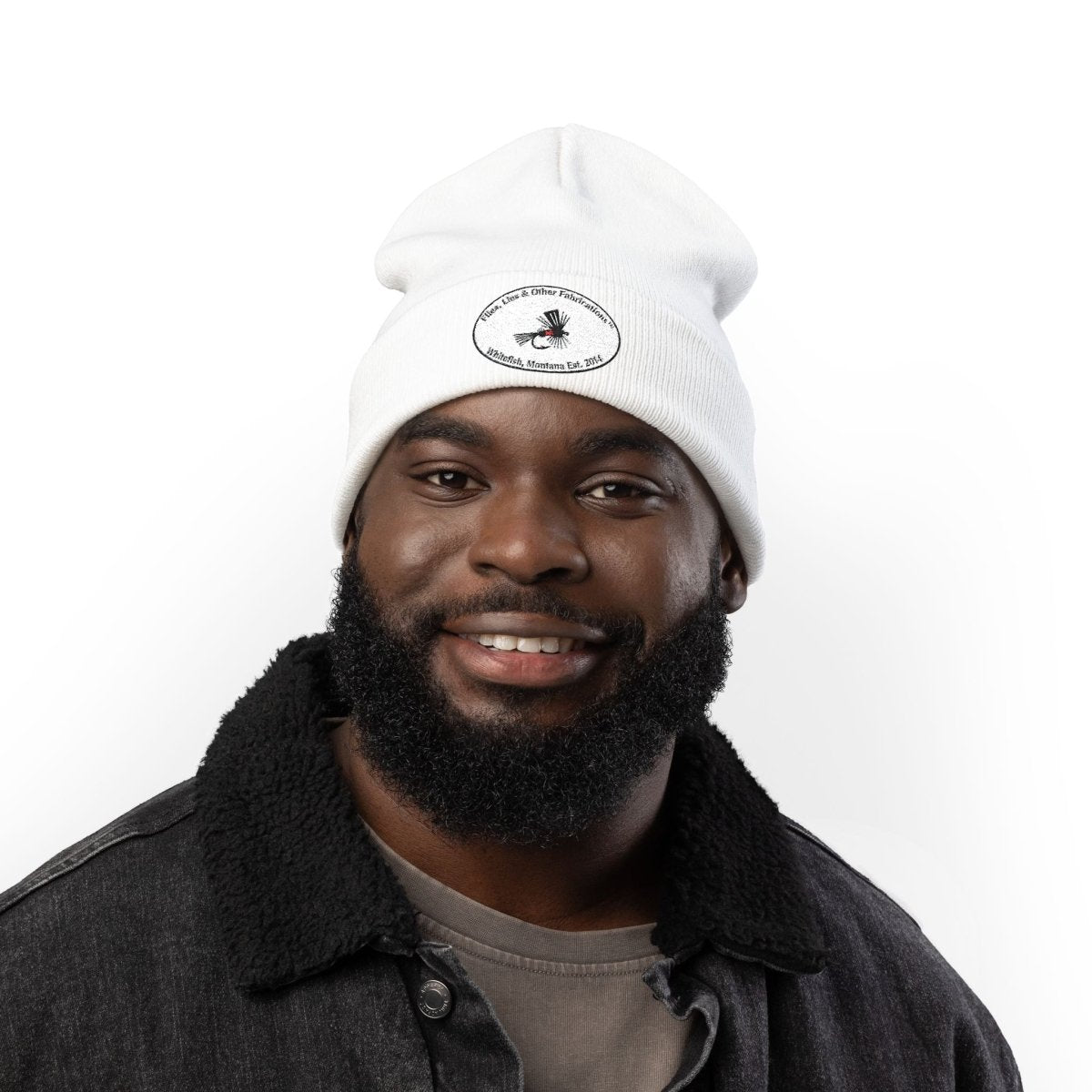 Flies, Lies and Other Fabrications Embroidered Beanie - Lazy Rockin H Ecom