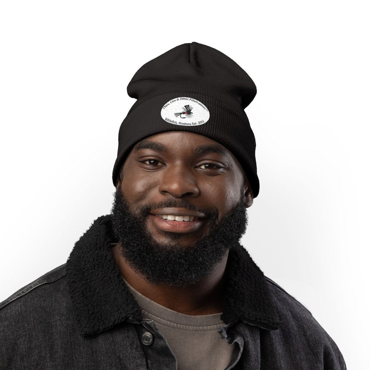 Flies, Lies and Other Fabrications Embroidered Beanie - Lazy Rockin H Ecom