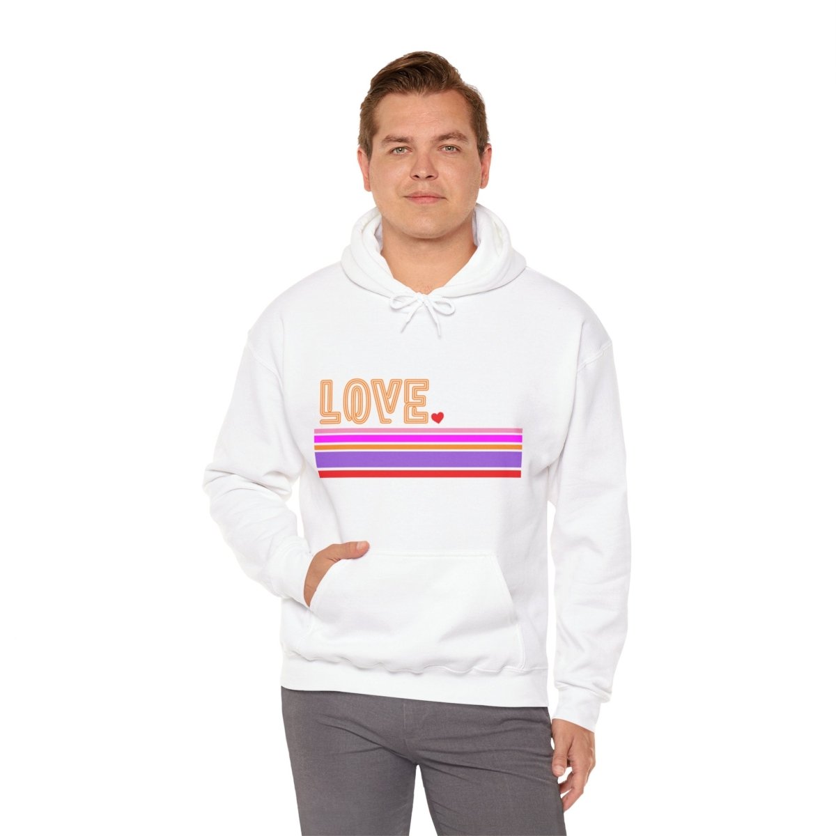 For Lovers | Unisex Heavy Blend™ Hooded Sweatshirt - Lazy Rockin H Ecom