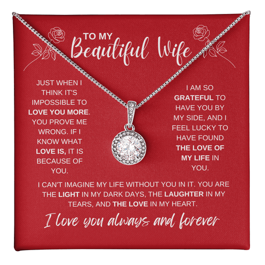 Forever Love Necklace for Wife - Lazy Rockin H Ecom