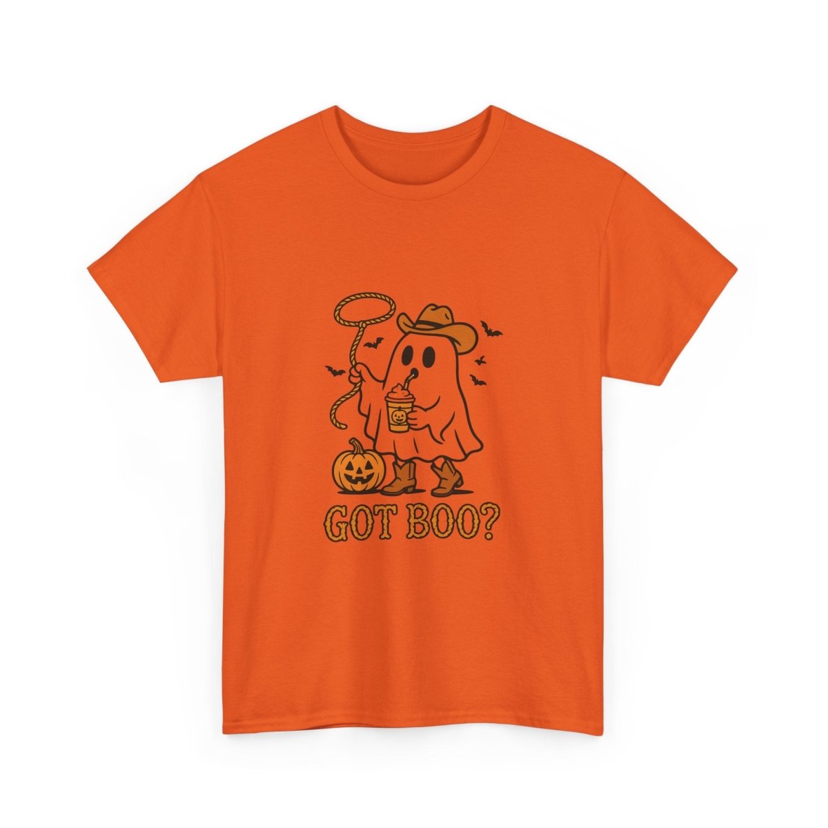Halloween Ghost Tee – Got Boo? Unisex Cotton T-Shirt | Fun Fall Parties & Trick - or - Treat - Lazy Rockin H Ecom