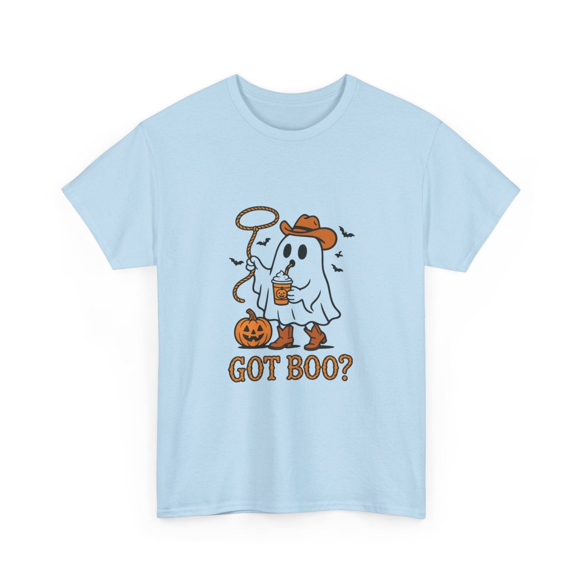 Halloween Ghost Tee – Got Boo? Unisex Cotton T-Shirt | Fun Fall Parties & Trick - or - Treat - Lazy Rockin H Ecom