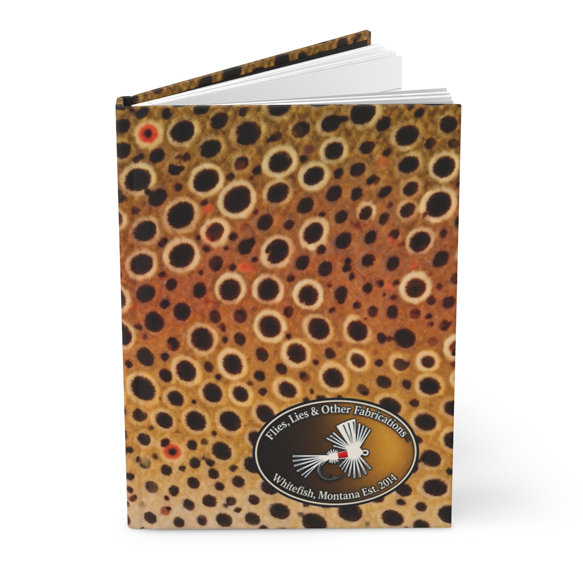 Brown Trout Fishing Journal – Personalized Matte Hardcover | Colors of Montana Waters