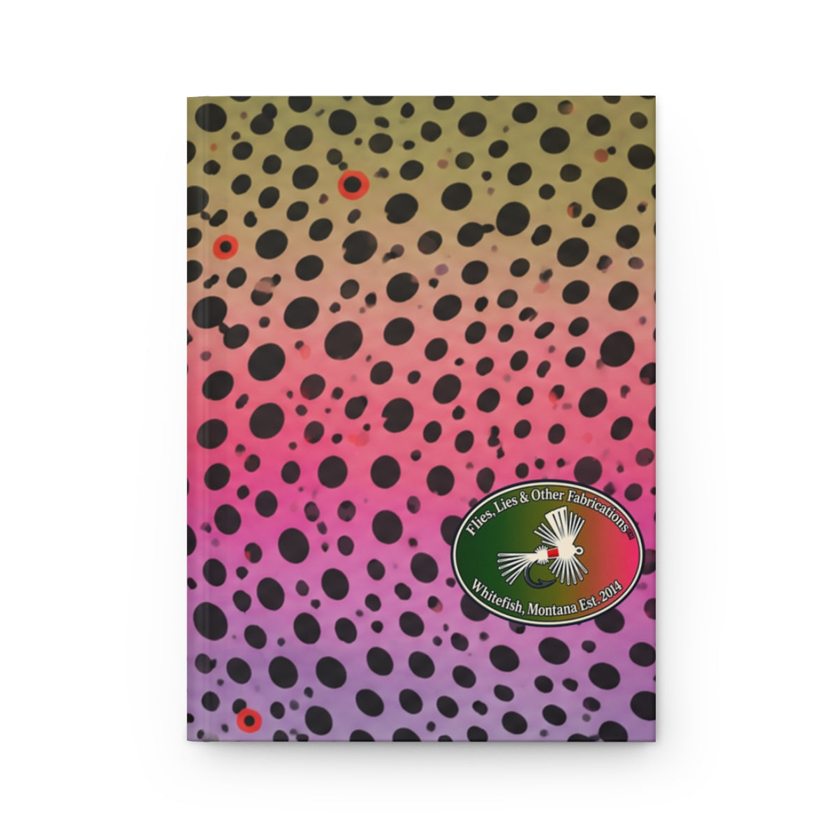 Personalized Rainbow Trout Flyfishing Journal