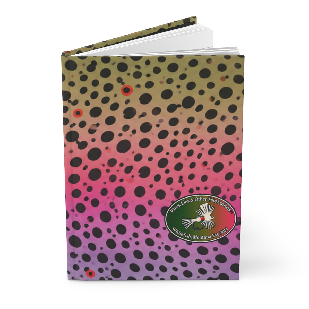 Personalized Rainbow Trout Flyfishing Journal