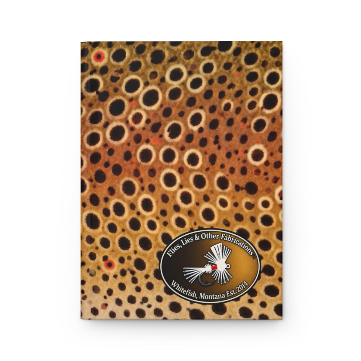 Brown Trout Fishing Journal – Personalized Matte Hardcover | Colors of Montana Waters
