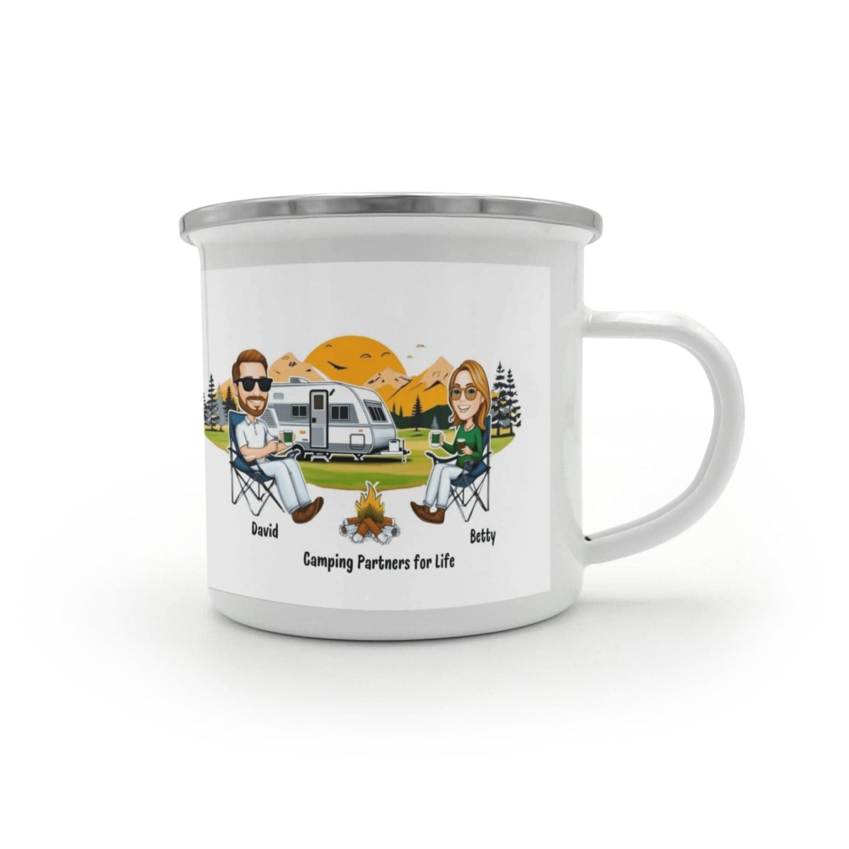 Husband & Wife Camping Partners 4 Life - Lazy Rockin H Ecom