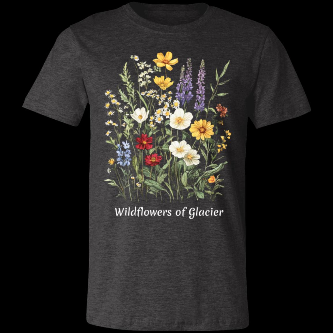 Wildflowers of Glacier Boho Bouquet T-shirt
