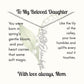 Custom Made & Personalized Birth Flower Necklace – Choose Your Month’s Flower  Finish