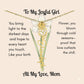 Custom Made & Personalized Birth Flower Necklace – Choose Your Month’s Flower  Finish