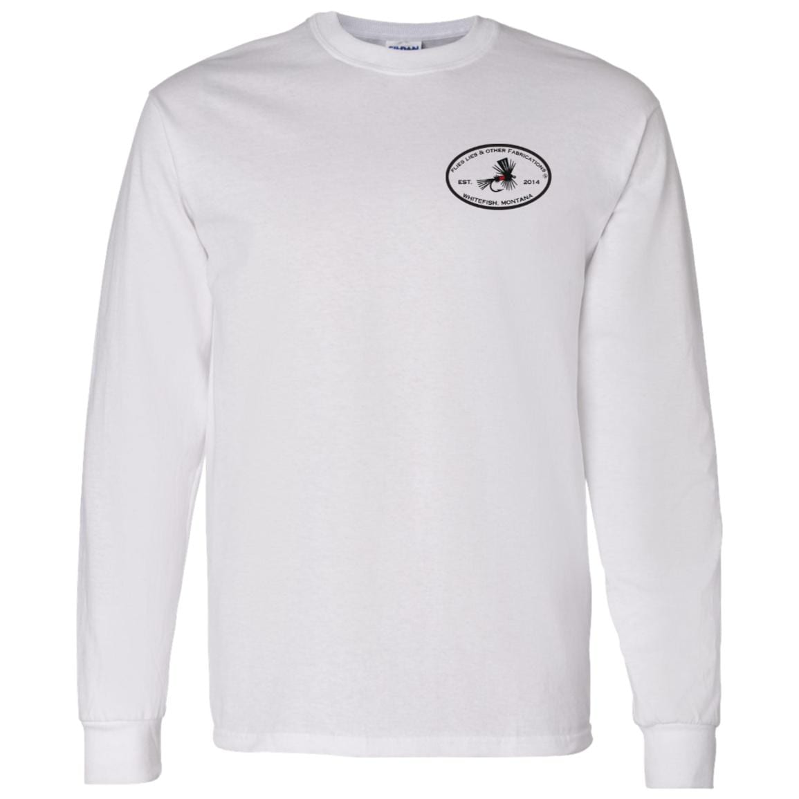 Montana Fly Fishing Long Sleeve Shirt – Flies, Lies & Other Fabrications™ – Trout Fishing Shirt – Fly Fisherman Gift