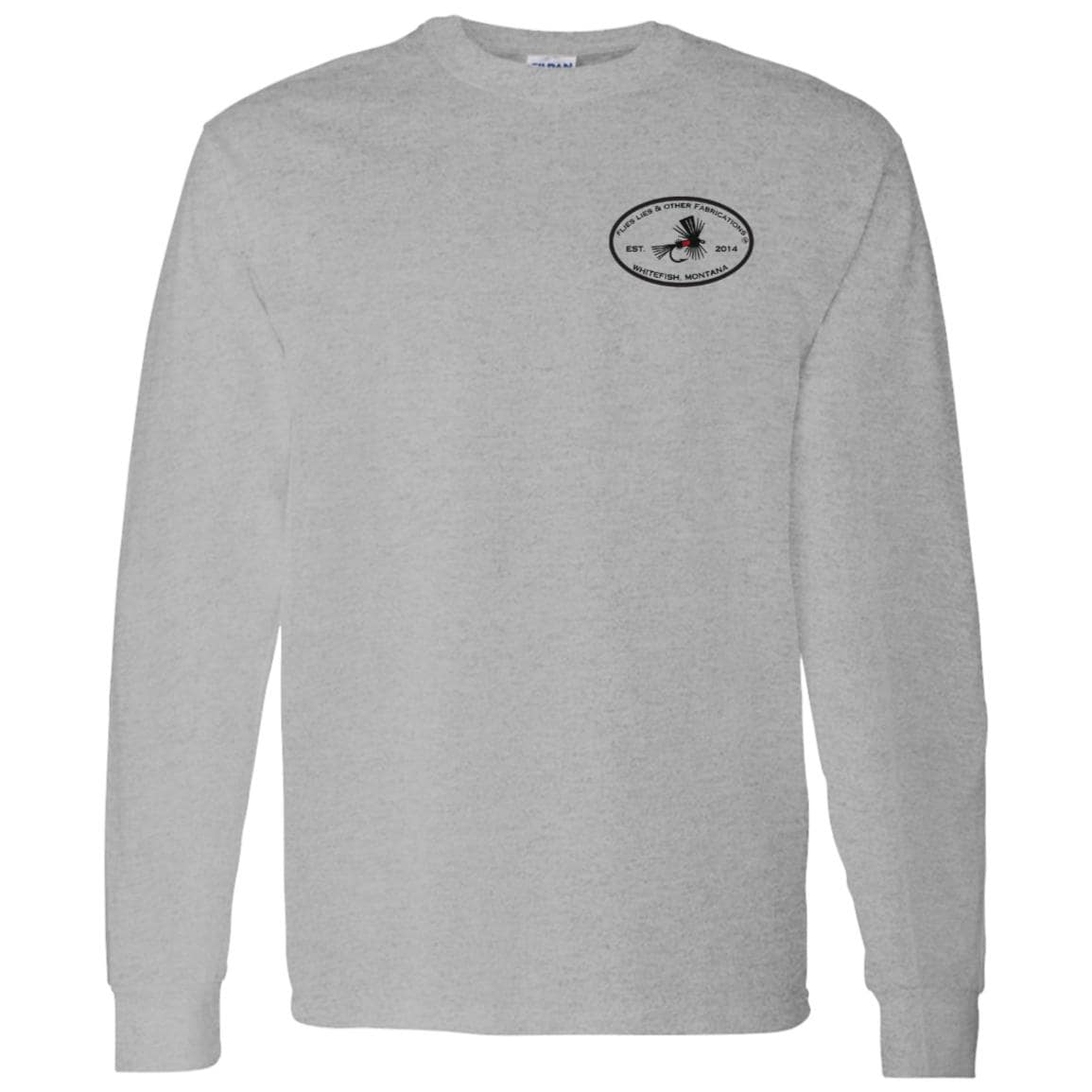 Montana Fly Fishing Long Sleeve Shirt – Flies, Lies & Other Fabrications™ – Trout Fishing Shirt – Fly Fisherman Gift