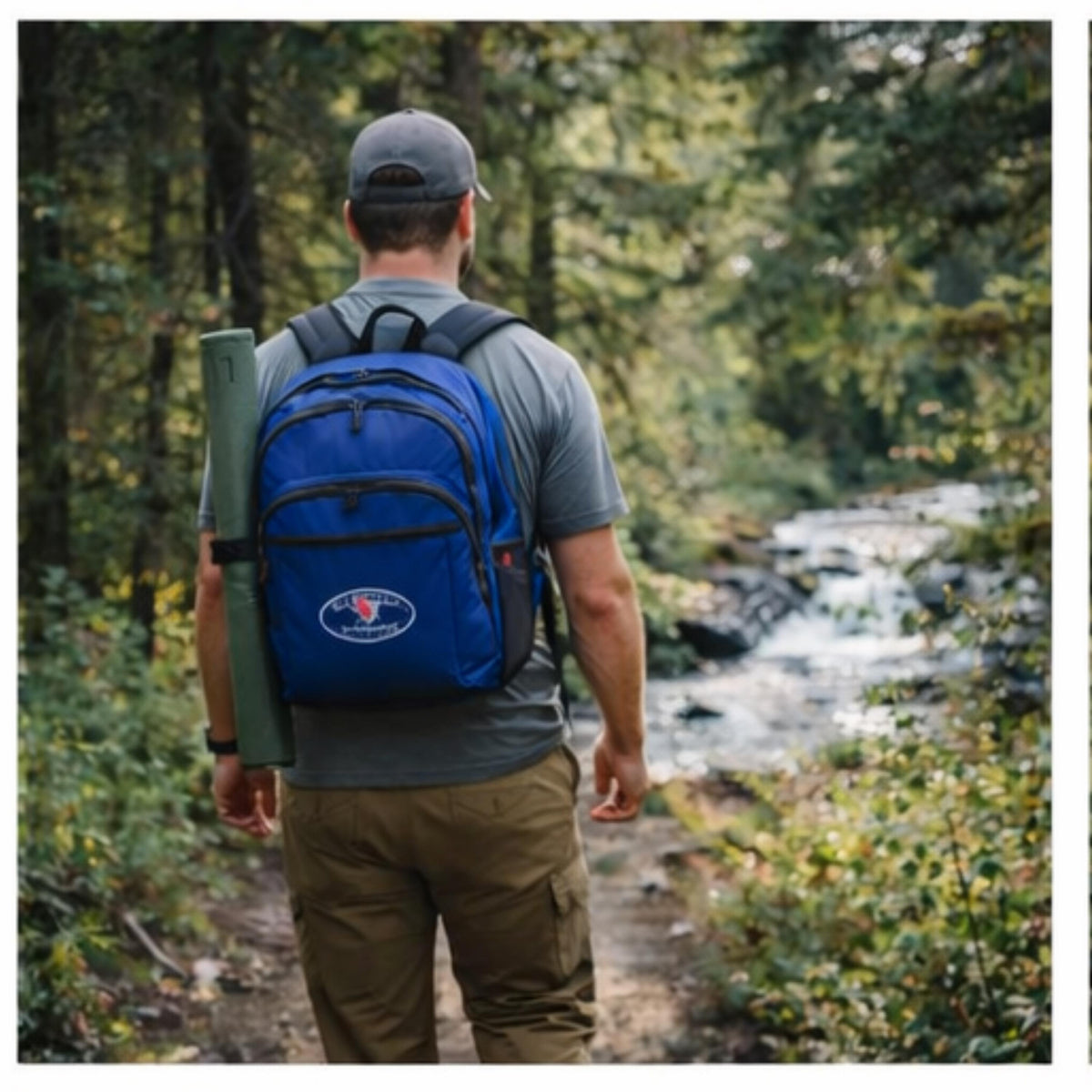Hiking Daypack Backpack, Outdoor Adventure Pack, Fishing Gear Bag, Lightweight Trekking Backpack, Gift for Hiker, Camping Day Pack