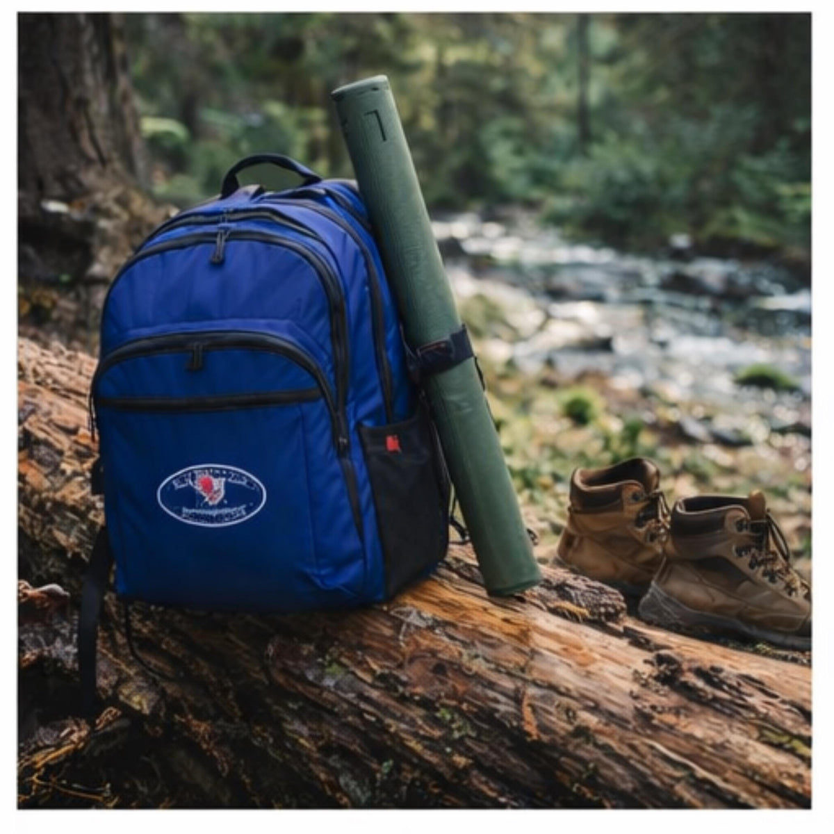 Hiking Daypack Backpack, Outdoor Adventure Pack, Fishing Gear Bag, Lightweight Trekking Backpack, Gift for Hiker, Camping Day Pack