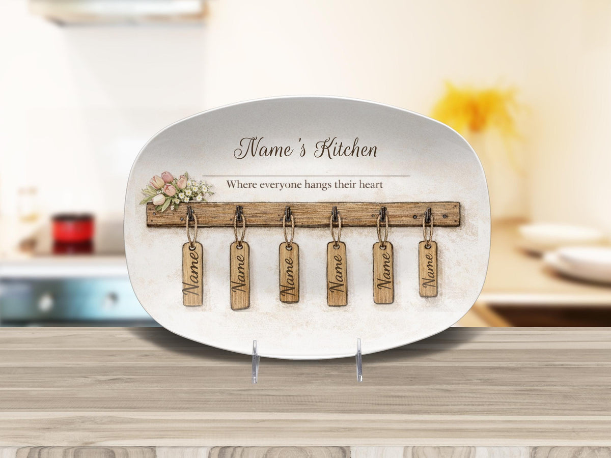 Mom’s Kitchen Personalized Family Platter – The Gift She’ll Treasure Forever