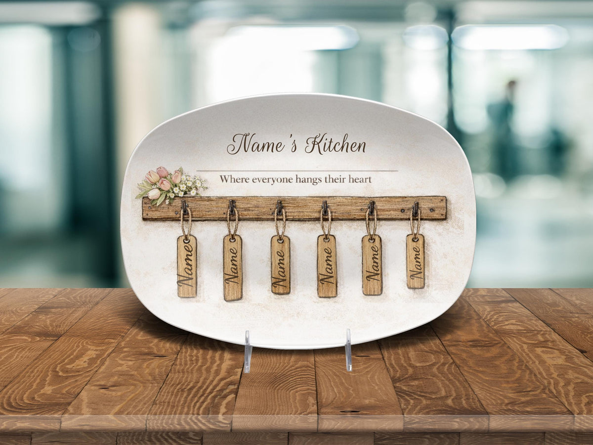 Mom’s Kitchen Personalized Family Platter – The Gift She’ll Treasure Forever