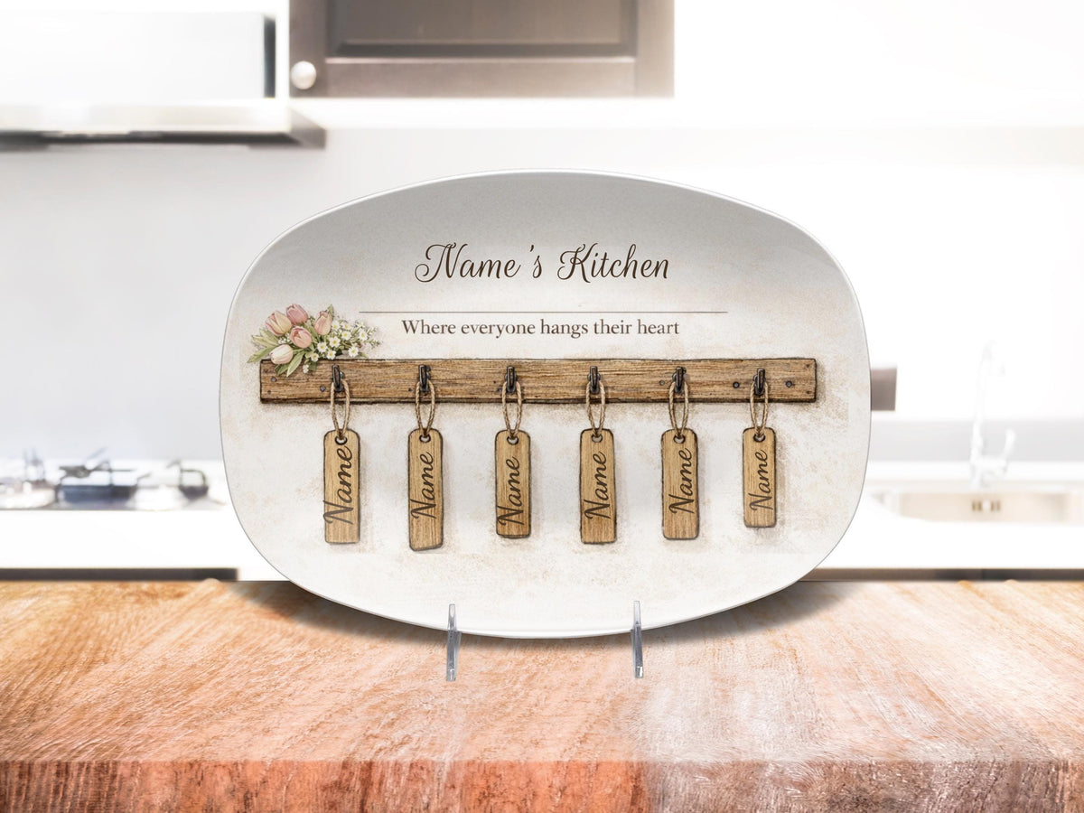 Mom’s Kitchen Personalized Family Platter – The Gift She’ll Treasure Forever