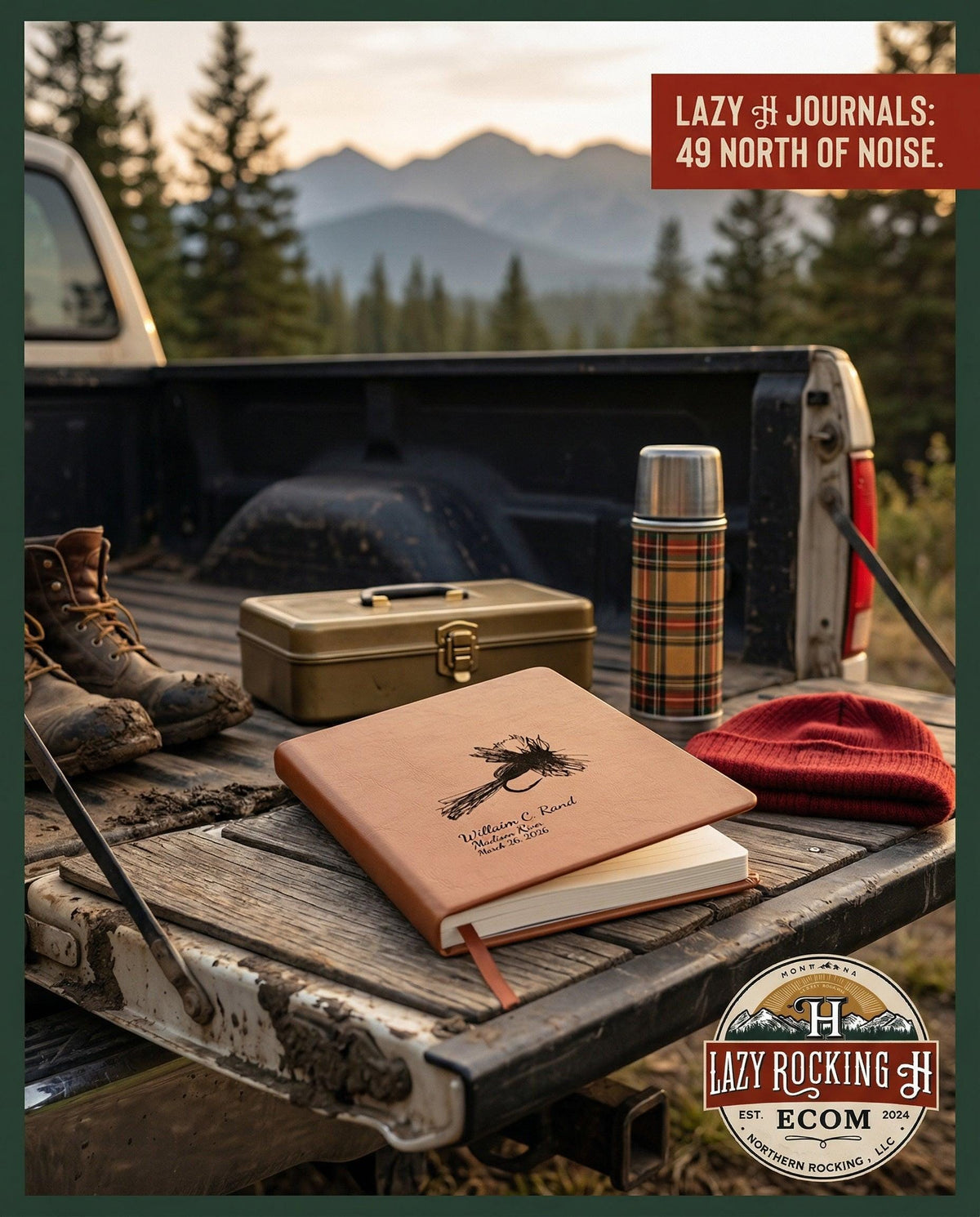 Personalized Royal Humpy Fly Fishing Journal – 49 North of Noise™ Angler Log Book