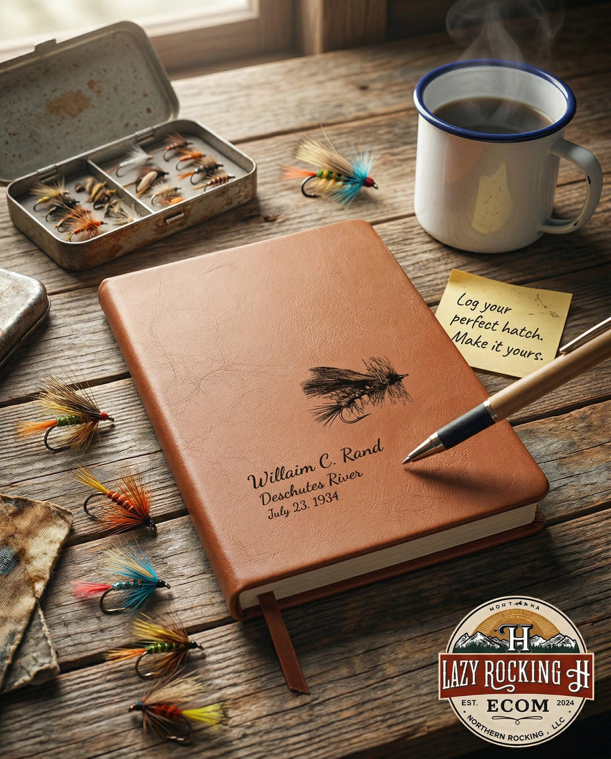 Personalized Stimulator Fly Fishing Journal – 49 North of Noise™ Angler Log Book