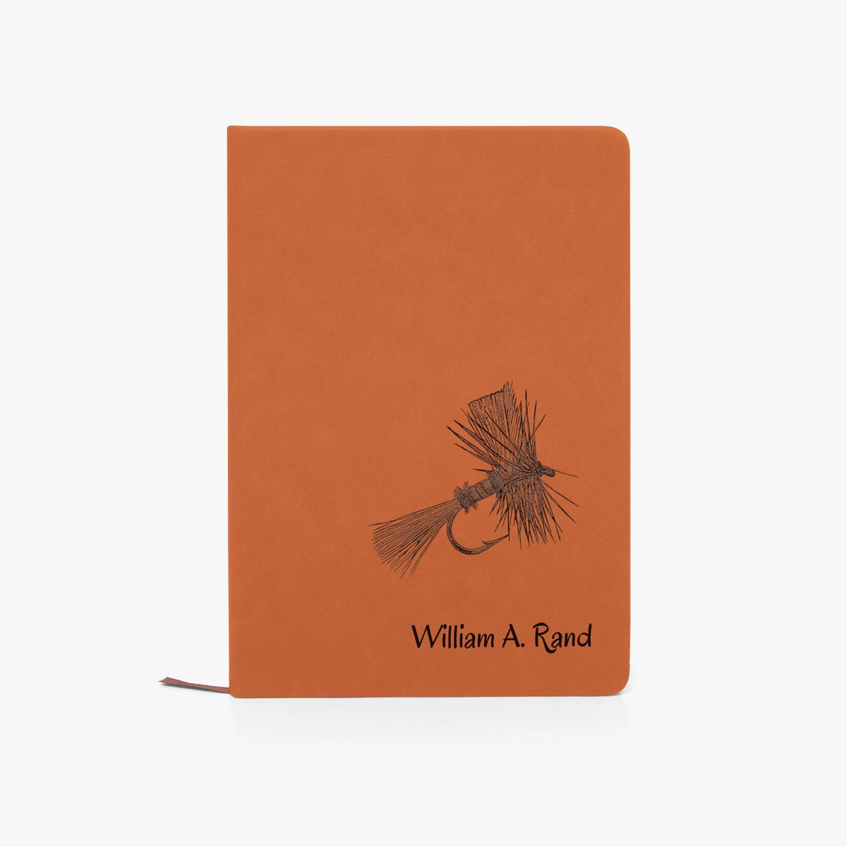 His name on the Front, your words on the Back | Custom Fly Fishing Journal Gift