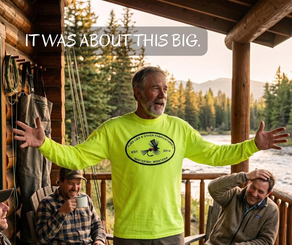 A Gift That Says I Know You | Flies Lies & Other Fabrications™ | Fly Fishing Shirt