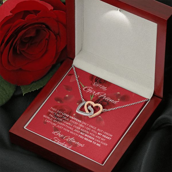 Endless Love Interlocking Hearts Necklace