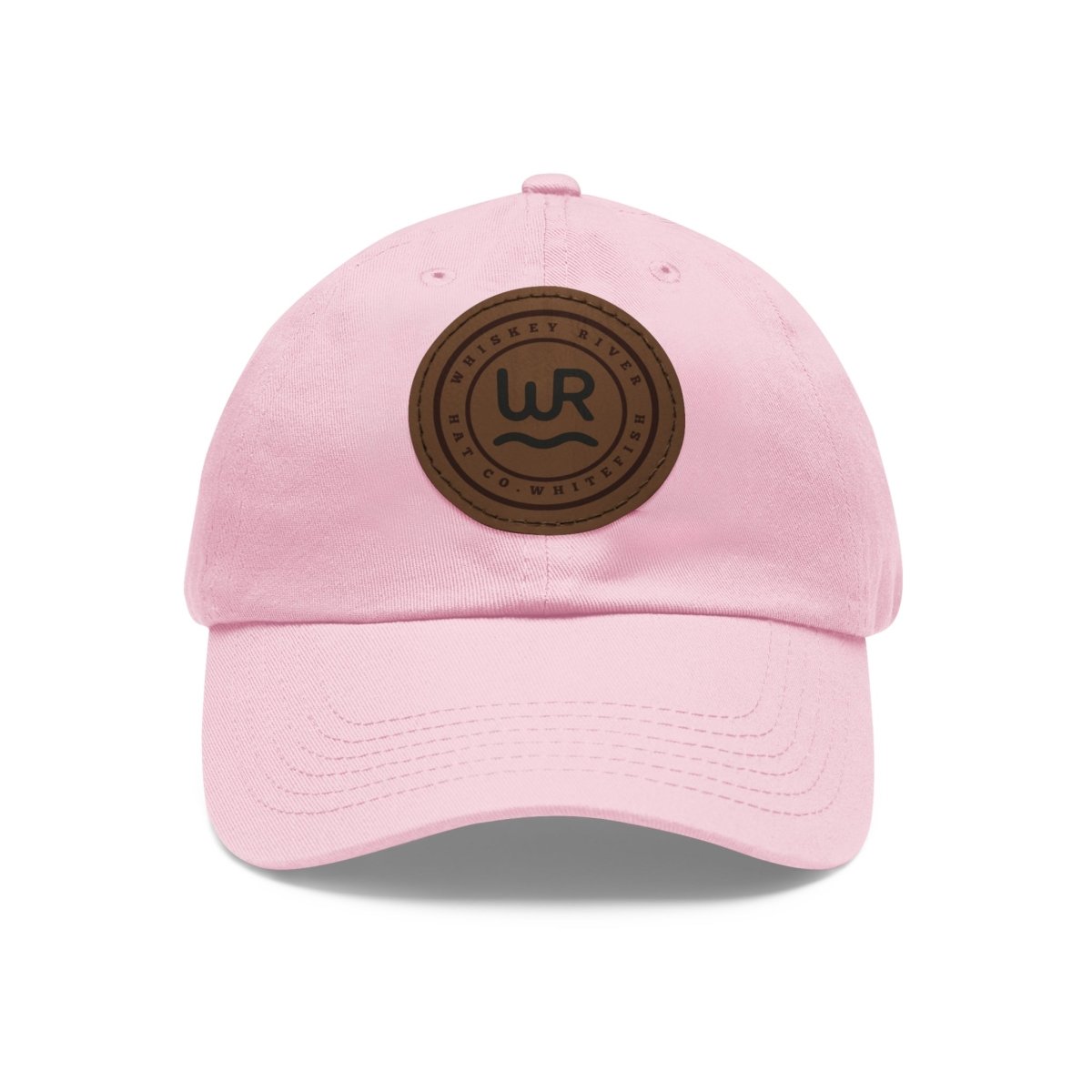 Leather Patch Cattle Brand Dad Hat — Rustic Western Baseball Cap - Lazy Rockin H Ecom