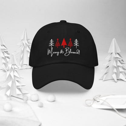Merry & Blessed Christmas Hat - Lazy Rockin H Ecom