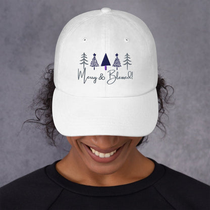 Merry & Blessed Christmas Hat - Lazy Rockin H Ecom