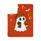 Spooky Cozy Halloween Sherpa Blanket | Ultra - Plush Fleece Throw (100% Polyester) | Available in 30x40" & 60x80" - Lazy Rockin H Ecom