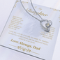 To My Daughter: Forever Heart Necklace from Dad – Symbol of Unending Love - Lazy Rockin H Ecom
