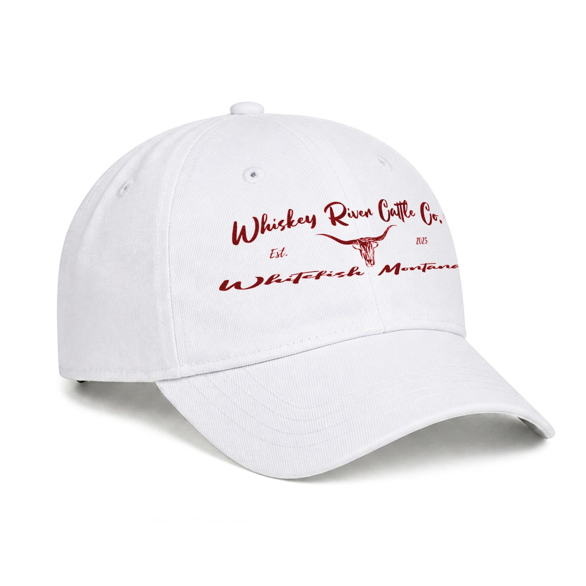 Whiskey River Cattle Co. Fishing Golf Baseball Cap