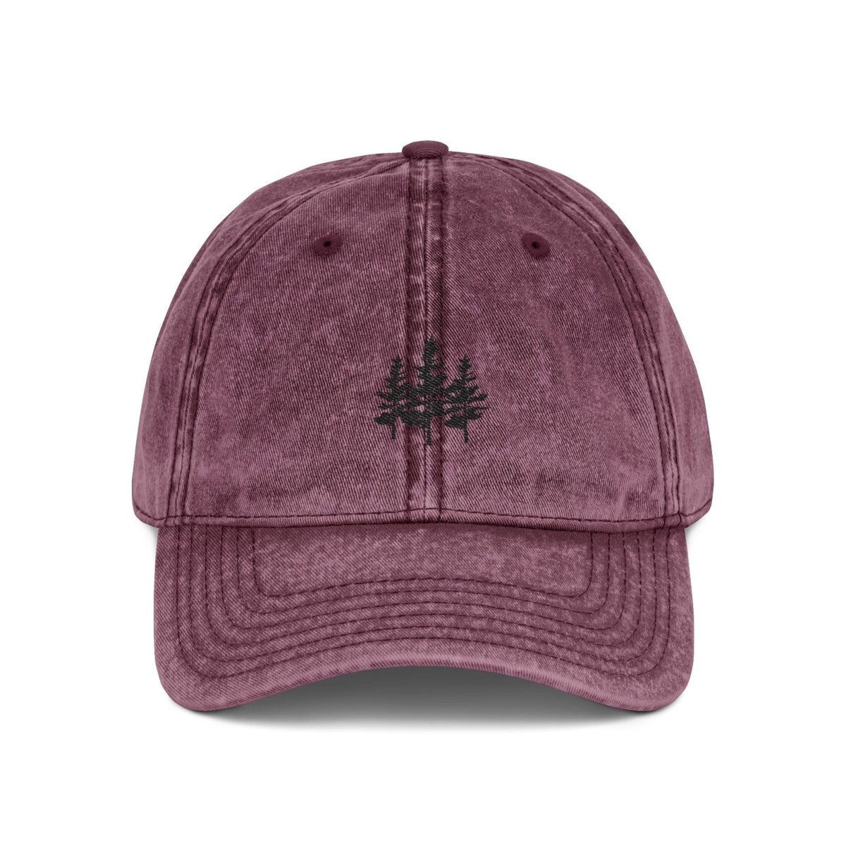 Wayward Pine Vintage Ball Cap – Black Edition - Lazy Rockin H Ecom
